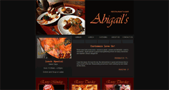 Desktop Screenshot of abigailscafe.com